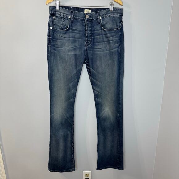 Hudson Jeans Men's Beau Micro Bootcut Jean Flap Pocket Jean Strat Men's 34 - Picture 2 of 13